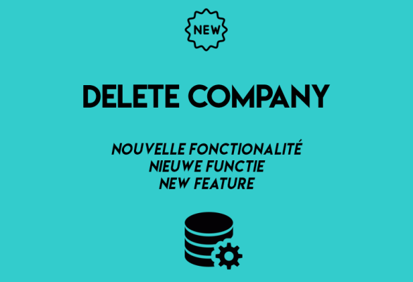 Nieuwe functie : DELETE company